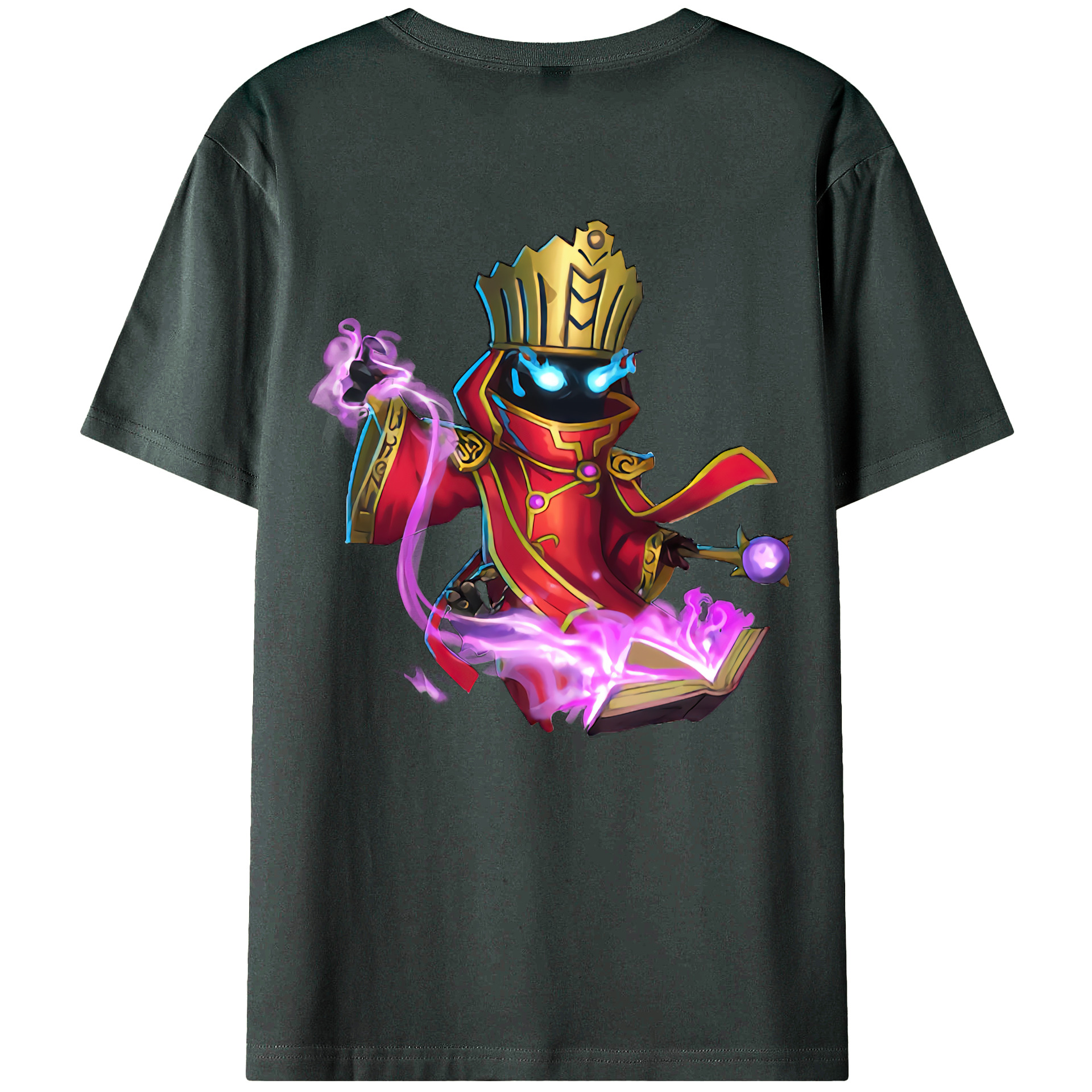 （画像用） リーグ・オブ・レジェンド League of Legends LOL 綿100％ メンズ半袖Tシャツ（バックプリント） 通気性